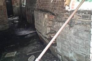 N-Mangum-St-Remodel-In-Progress-Foundation-Structural-Damage-Buckle